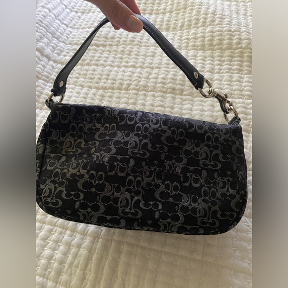 Coach Lurex Handle Pouch Purse - Picture 2 of 9